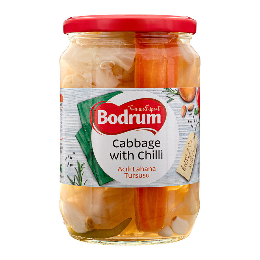 Pickled Cabbage with Hot Pepper Bodrum 670g