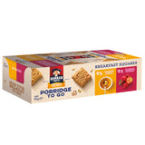 Quaker Oats Porridge To Go Breakfast Squares Variety Pack 18 x 55g