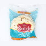 Santosh tandoori baked Traditional Plain Naan 12 Packs