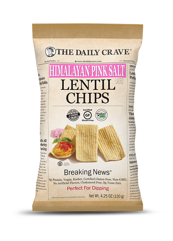 The Daily Crave Himalayan Pink Salt Lentil Chips 510g
