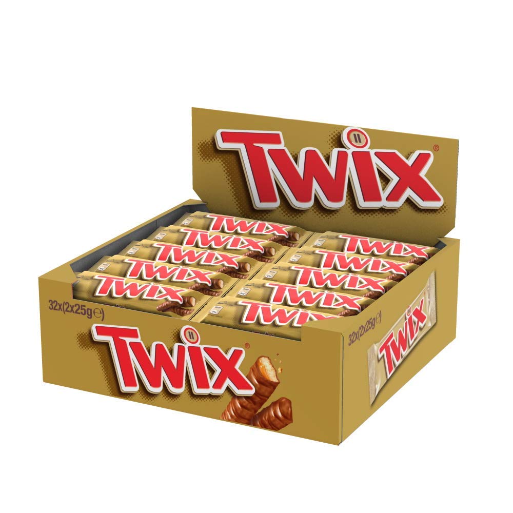 Twix Chocolate Bars 32 x 50g
