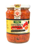 Vipro Homemade Chunky Hot Ajvar 550g X 6