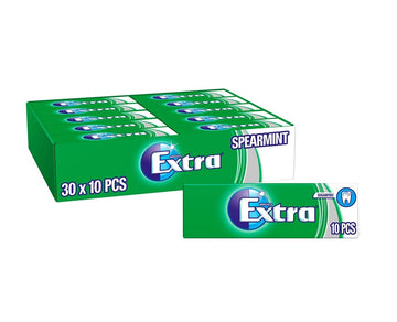 Wrigley's Extra Spearmint Chewing Gum, 30 x 10 Pack